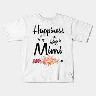 mimi happiness is being a mimi Kids T-Shirt